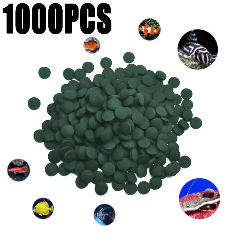 Spirulina Tablet Organic - 100/400/1000Pcs High Purity Spirulina Tablets Spiral