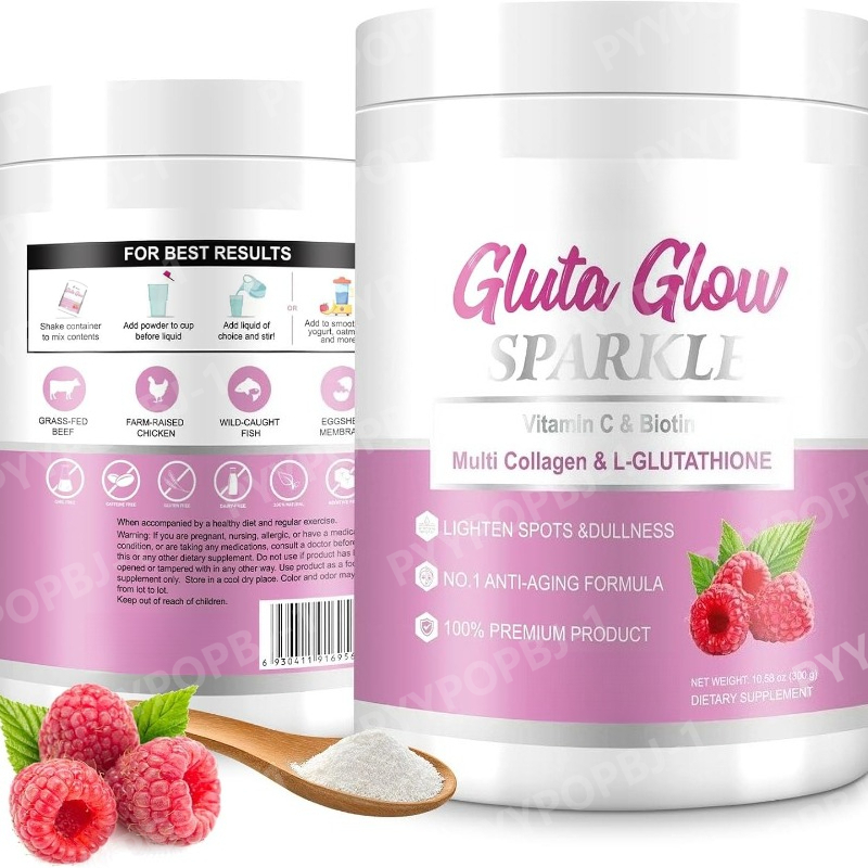 Collagen Peptide Powder - Glutathione Powder Multi Collagen Hydrolyzed Peptides