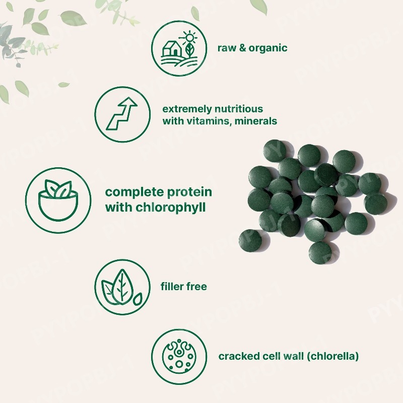 Organic Spirulina Chlorella Ta - đánh giá và giá Spirulina Tablet Organic