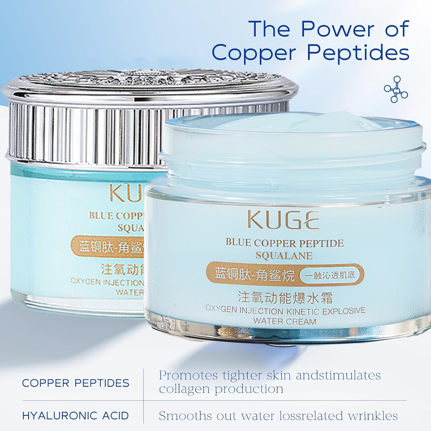Blue Copper Peptide Collagen F - đánh giá và giá Collagen Peptide Powder