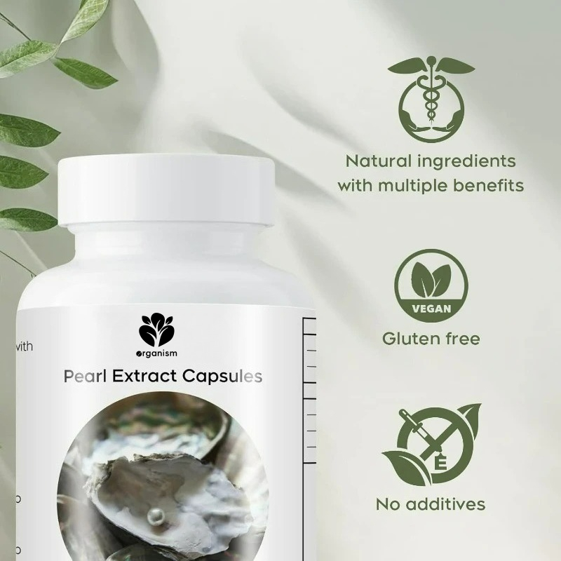 Organic Pearl Powder Capsules  - đánh giá và giá Collagen Peptide Powder